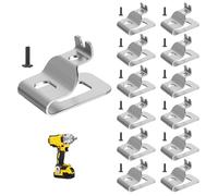 12 Pack Belt Clip Fit for Dewalt N26824, Tool Belt Drill Clip with Screws Stainless Steel for Dewalt, Hook Tools for 20v Power Tools