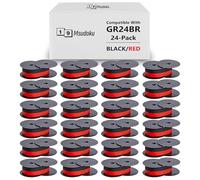 12 Pack Calculator Ribbon Compatible for Canon MP11DX Calculator Ink Ribbon Red/Black Compatible with Porelon 11216, Sharp EL-1197PIII, Casio DR-210R, Canon MP11DX MP25DV