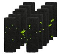 12 Pack Carbon Filters Compatible with Litter-Robot 3, 12 Pcs Pre-Cut Activated Carbon Filters Replacement for Cat Litter Box, Absorb Odors & Controls Moisture & Keep Home Fresh