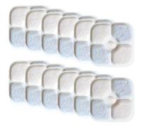 12 Pack Cat Water Fountain Filters,Adopting a triple filtration system,Triple Filtration System with Resin Keep The Water Clean and Fresh,Filtre Fontaine Chat