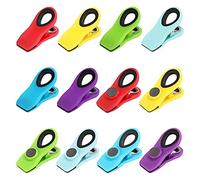 12 Pack Chip Clips, Bag Clips, Magnetic Clips, Chip Clips Bag Clips Food Clips, Bag Clips for Food, Clips for Food Packages, Chip Bag Clip, Food Clips, Magnet Clips, Bread Clips, Clips for Fridge
