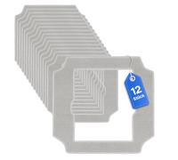 12 Pack Cleaning Rag for Ecovacs Winbot Mini2 Window Vacuum Cleaning Robot | (Not for Mini) Reusable Microfiber Pads Mini 2 Washable Mop Cloths Accessories
