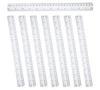 12 Pack Clear Plastic Ruler,Straight Ruler,8 Pack 30cm Ruler, 4 Pack 15cm Ruler,Transparent Plastic Ruler Kit Measuring Tool for Student School Office
