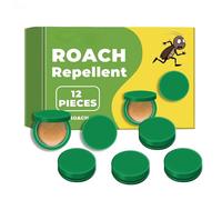 12 Pack Cockroach Gel Bait & Roach Killer Indoor for Home, Powerful Roach Repellent Bait Trap Infestation Solution, Easy to Use Cockroach Deterrent Indoor Outdoor for Kitchen Home