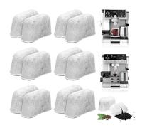 12 Pack Coffee Machine Water Filters, Compatible Filters for Ninja Luxe Cafe Espresso Machine ES601UK ES701UK, Replacement Charcoal Water Filter Inserts to Enhance Coffee Flavor