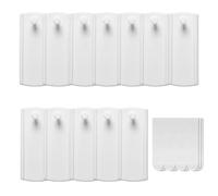 12 Pack Command Picture Hooks, Large Command Strips, Removable Adhesive Picture Hanging Strips Heavy Duty, Damage Free Picture Hanging Hooks, for Frames, Photos, and Decor