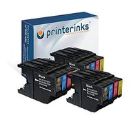 12 Pack Compatible LC1240 Ink cartridges for LC1240BK/C/M/Y for DCP-J525W, DCP-J925DW, DCP-J725DW, MFC-J280W, MFC-J430W, MFC-J5910DW, MFC-J625DW, MFC-J6510DW, MFC-J6710, MFC-J6710D, MFC-J6710DW, MFC-J6910DW, MFC-J825DW
