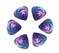 12 Pack Cool Lion Head Guitar Picks, Bass Electric Acoustic Guitar Ukulele Accessories Includes Thin Medium Heavy Guitar Picks Plectrums with Organizer Storage Box