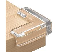 12 Pack Corner Guards, Furniture Corner & Edge Safety Bumpers, Baby Proofing Corner Covers Protectors, Baby Proof Bumper & Cushion to Cover Sharp Furniture & Table Edges (L Shape)