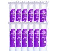 12 Pack Cosmetic Cotton Pads 960 Pads - 100% Pure Cotton Makeup Removal Pads, Soft & Gentle Face Cleansing Pads for Makeup Removal. Skincare, Nail Polish Removal & Beauty Routine Essentials