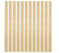 12 Pack Decorative Wood Molding Trim, Unfinished 3D Fluted Wooden Panel, Split Wood Slats Moulding for DIY Craft Home Decor Window Cabinet Furniture Fr(Size:1.25 × 0.47 × 15.74in (3.2 × 1.2 × 40 cm))