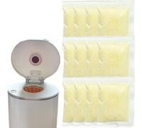 12 Pack Diaper Pail Odor Absorber Carbon Filter Refills for Munchkin Step Diaper Pail, Odor Eliminator Refills for Arm & Hammer Puck Baking Soda Cartridge (Lemon Flavor)