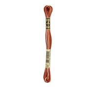 12 Pack DMC 6-Strand Embroidery Cotton 8.7yd-Variegated Terra Cotta 117-69