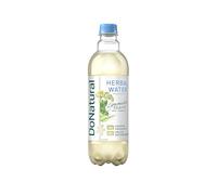 12-Pack DoNatural Herbal Water - Lemongrass with Mint & Fennel, 500 ml Low-calorie functional drink with magnesium & manganese. Natural, vegan refreshment.