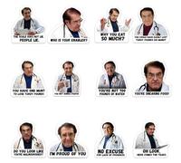 12 Pack Dr Now Fridge Magnet, Dr. Nowzaradan Fridge Magnet, Cute Diet Magnet Fridges, Funny Motivational Diet Helper with Classic Quote - Why you eat so much