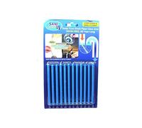 12 Pack Drain Cleaner Sticks, Sanitation Odour Remover, Natural Vegan Non-Toxic Formula, Prevents Clogs, Freshens Kitchen & Bathroom Sinks, Eco-Friendly Pipe Cleaning Treatment Kit for Home Use