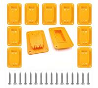 12 Pack Drill Holder Wall Mount, Electric Tool Mount Holder Compatible with Dewalt 20V/12V, Battery Holder Organiser for Cordless Power Tool Storage
