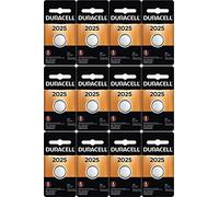 12-Pack Duracell 2025 Batteries 3.0 Volt Lithium Coin Button