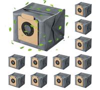 12 Pack Dust Bags Compatible With Eufy Clean X8 Pro X10 Pro Omni dust bags Robot Vacuum 4-Layer Large Capacity Replcement Bags Spare Parts Accessory