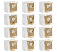 12 Pack Dust Bags For ECOVACS Deebot T8 T8+ T8AIVI T8 AIVI+ T8MAX T8Power N8 + N8Pro+ N8 Pro T9 AIVI T9 PRO T9 MAX DX93 DDX96 Vacuum Cleaner Parts
