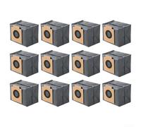 12-Pack Dust Collection Bags for X10 Pro and For Omni X8 Pro Robotic Vacuums Supporting Consistent Suction and Reduced Maintenance Frequency