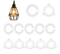 12 Pack E27 to E14 Lamp Shade Reducing Ring, Lamp Shade Adapter Ring, 2 Styles Lamps Light Fixtures Replacement Converter Reducer Fitting