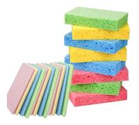 12 Pack Eco-Friendly Pop-Up Sponges,Biodegradable Kitchen Sponge,Natural Cellulose, Eco Washing up Sponge for Dish,Household,Cookware, Bathroom (4 Vibrant Colours)