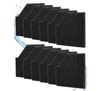 12 Pack EcoRenew Large Filter Cartridges Compatible with Aqueon SmartClean | Large Aquarium Filter Compatible with Aqueon QuietFlow SmartClean 30, 50 and 90 Gallon Power Filters for Aquariums