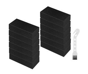 12 Pack EX201 Replacement Filter Compatible with Shark CarpetXpert EX201 EX150 EX150C EX200 EX200C EX300 Upright Deep Carpet Cleaners - 12-Pcs Filter Sponges and 1 Cleaning Tool