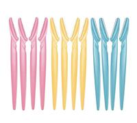 12 Pack Eyebrow Razor for Women Dermaplaning Tool for Face, Neck Body Peach Fuzz Remover, Facial Exfoliating Blade, Brow Shaper Fine Hair Trimmer Precision Ladies Razor Smooth Skin by TradeProvider