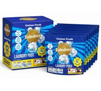 12 Pack Fabulosa Cotton Fresh Laundry Pods Powerful Stain Removal Washing Capsules