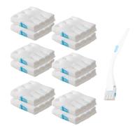 12 Pack Flushable Refills Compatible with Scrubbing Bubbles Toilet Bowl Brush, Disposable Cleaner Refills Pads for Scrubbing Bubbles Toilet Wand, Toilet Brush Refill Accessories (Only Pads)