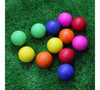 12 Pack Foam Golf Practice Balls,Realistic Feel and Limited Flight, Soft for Indoor or Outdoor Training,True Spin and Feel Novelty Funny Golf Training Balls for Backyard…