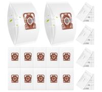 12 Pack Guard M1 Vacuum Cleaner Bags Replacement for Miele Guard M1 S8380, SVWF6 Type HS15, with 4 Pre-Motor Filters,4 Super Air Clean Filters