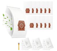 12 Pack Guard S1 Hoover Bags Compatible with Miele Guard L1 Hoover Bags M1 L1/S1 Junior Flex Series, for Miele M1 Hoover with 3 AirClean Exhaust Filters & 3 Motor Protection Filters