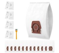12 Pack Guard S1 Hoover Bags for Miele Guard L1 & Guard S1, Replacement Miele Hoover Bags for M1/L1/S1 Junior Flex Series, Vacuum Cleaner Bags with 4 AirClean Filters, 4 Motor Protection Filters