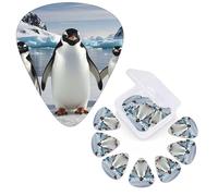 12 Pack Guitar Picks 3 Different Thickness Guitar Plectrums With Storage Box Cute Penguins Guitar Picks Medium Thin Guitar Accessories 4pcs 0.46mm 4pcs 0.71mm 4pcs 0.96mm