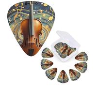 12 Pack Guitar Picks 3 Different Thickness Guitar Plectrums With Storage Box Music Art Violin Guitar Picks Medium Thin Guitar Accessories 4pcs 0.46mm 4pcs 0.71mm 4pcs 0.96mm