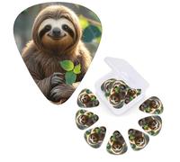 12 Pack Guitar Picks 3 Different Thickness Guitar Plectrums With Storage Box Sloth My Spirit Animal Guitar Picks Medium Thin Guitar Accessories 4pcs 0.46mm 4pcs 0.71mm 4pcs 0.96mm