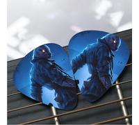 12 Pack Guitar Picks 3 Different Thickness Plectrums with Storage Box Dead By Daylight Guitar Picks Medium Thin Accessories (0.46mm, 0.71mm, 0.96mm)