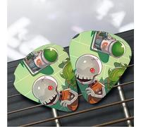 12 Pack Guitar Picks 3 Different Thickness Plectrums with Storage Box Plants Vs Zombies Guitar Picks Medium Thin Accessories (0.46mm, 0.71mm, 0.96mm)