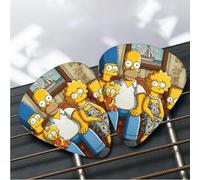 12 Pack Guitar Picks 3 Different Thickness Plectrums with Storage Box Simpsons Guitar Picks Medium Thin Accessories (0.46mm, 0.71mm, 0.96mm)