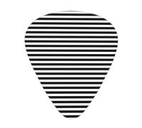 12 Pack Guitar Picks,Black And White Horizontal Stripe 3 Different Thickness Guitar Pick Plectrums For Bass,Ukulele,Electric,Acoustic Guitar