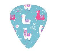 12 Pack Guitar Picks,Llama, Alpaca 3 Different Thickness Guitar Pick Plectrums For Bass,Ukulele,Electric,Acoustic Guitar