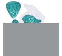 12 Pack Guitar Picks Personalized Guitar Picks with Organizer Storage Box Guitar Plectrum Blue Aqua Pool Water Guitar Pick Set Guitar Accessories for Bass Electric Ukulele Guitar Players