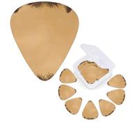 12 Pack Guitar Picks Personalized Guitar Plectrums 3 Different Thickness,4Pcs 0.46mm, 4Pcs 0.71mm, 4Pcs 0.96mm Pine Cone Border Guitars Picks Electric Guitars Bass Pick Accessories