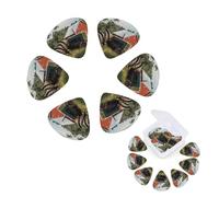 12 Pack Guitar Picks Personalized Guitar Plectrums with Organizer Storage Box Company Farm Tractor Guitar Pick Electric Guitar Picks Plectrum for Acoustic Guitar Bass Pick (0.46mm, 0.71mm, 0.96mm)