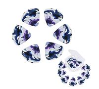 12 Pack Guitar Picks Personalized Guitar Plectrums with Organizer Storage Box Orca Killer Whale Guitar Pick Electric Guitar Picks Plectrum for Acoustic Guitar Bass Pick (0.46mm, 0.71mm, 0.96mm)