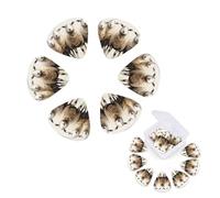 12 Pack Guitar Picks Personalized Guitar Plectrums with Organizer Storage Box Sheeps Watercolor Guitar Pick Electric Guitar Picks Plectrum for Acoustic Guitar Bass Pick (0.46mm, 0.71mm, 0.96mm)