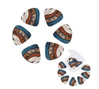 12 Pack Guitar Picks Personalized Guitar Plectrums with Organizer Storage Box Spiral and curve patterns Guitar Pick Bass Pick Plectrum for Acoustic Electric Guitar Pick (0.46mm, 0.71mm, 0.96mm)